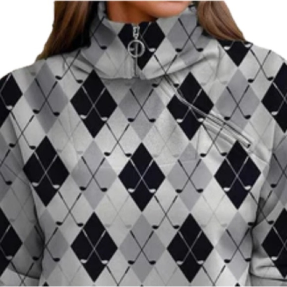 ACEGOLFS California zip golf top